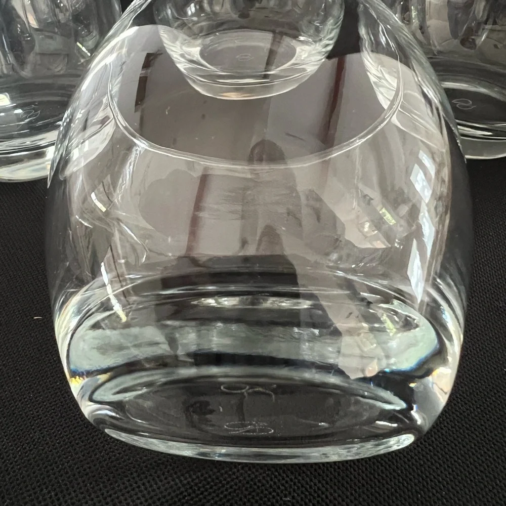 Pasabahce Whisky Glasses Chubby 4-PC Set TURKEY Break Resistant Stackable round